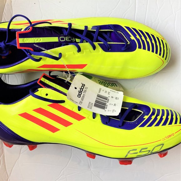 NWT Adidas Soccer cleats shoes G45653 F30 Adizero 11.5 13 Yellow FREE SHIPPING main image 5